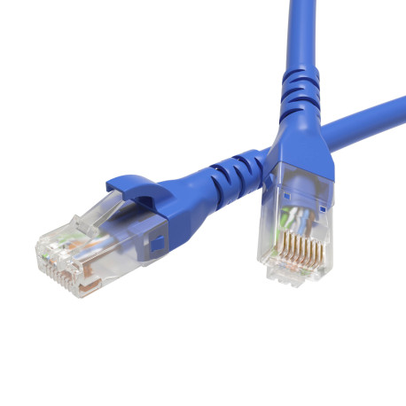 RN5EUU4520BL | Патч-корд неэкранированный CAT5E U/UTP 4х2, LSZH, синий, 2.0м