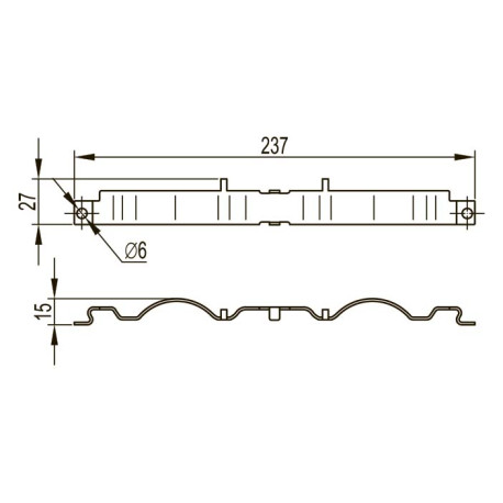 FC37304 | Крепление безвинтовое для проволочного лотка-1