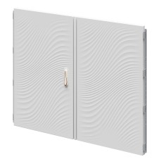 Дверь двустворчатая с нижними панелями Conchiglia В=1840 мм, Ш=1150 мм