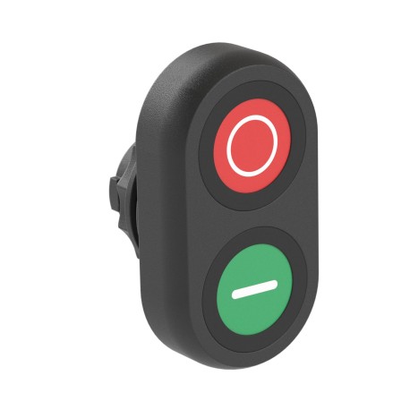 2361.0100.610.00 | Взрывозащищенная насадка-двойная кнопка зеленый/красный.