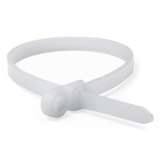 Хомут P6.6 монт. отв., белый, 3,6x150