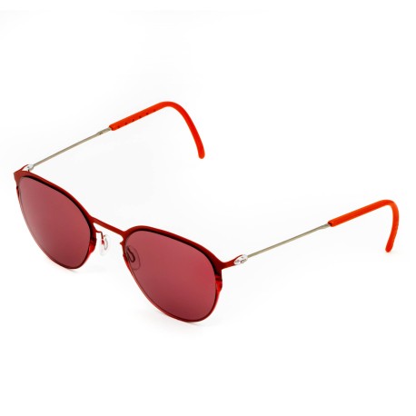 TCSNUE51010005 | Красные солнцезащитные очки из титана с красными линзами. Модель 21