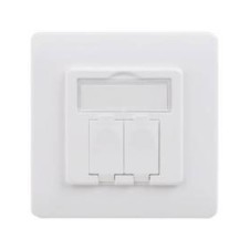 Настенный адаптер для модулей Keystone, 2 порта