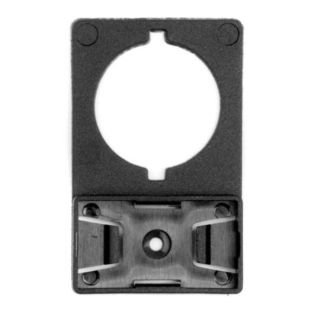 MH022-2715AB | Держатель с клейким основание с креплением на отверстие д.22 мм для маркировки размером 27х15 мм