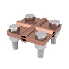 Соединитель пруток-пруток, D8 мм, медь