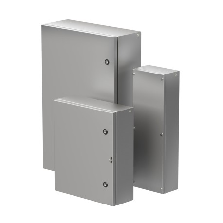 EJBS20E331 | Взрывозащищенный корпус из нержавеющей стали серии EJBS AISI 304 300х300х120мм (с крышкой)