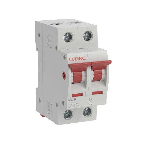 MSD-2P40 | Выключатель нагрузки модульный YON max типа MSD, 2 полюса, 40А