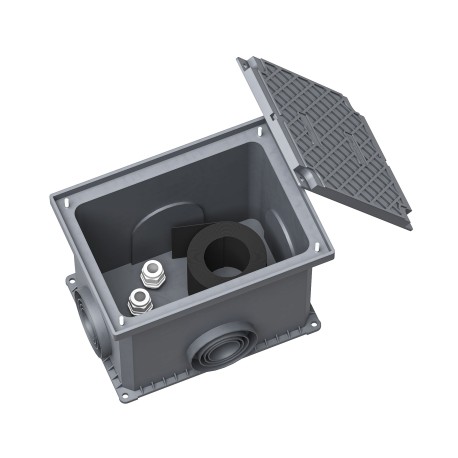 NE6000 | Колодец контрольно-измерительный 335х240х255 мм, пластик