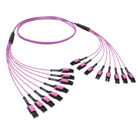 RNFLL16405 | Оптическая разветвительная сборка 16 ОВ, 50/125 OM4, 8xLC-UPC Duplex Uniboot/8xLC-UPC Duplex Uniboot, тип полярности - прямая (Tx-->Rx), 5 м