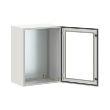 Корпус навесной STE с М/П с прозрачной дверью ВхШхГ 800x600x400 мм