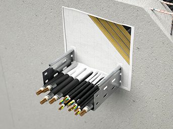 Кабельная проходка из огнестойких плит DP